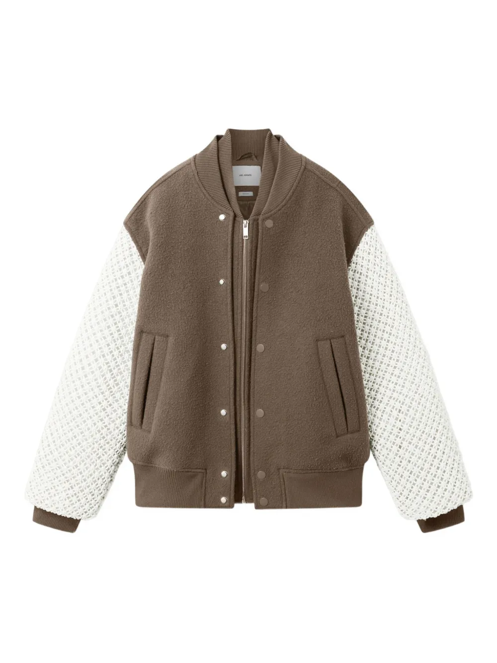 Бомбер с вышитым логотипом Axel Arigato, коричневый
Бомбер с вышитым логотипом Axel Arigato, коричневый
