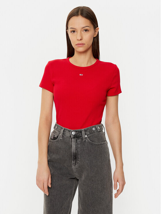 Футболка узкого кроя Tommy Jeans, красный
Футболка узкого кроя Tommy Jeans, красный