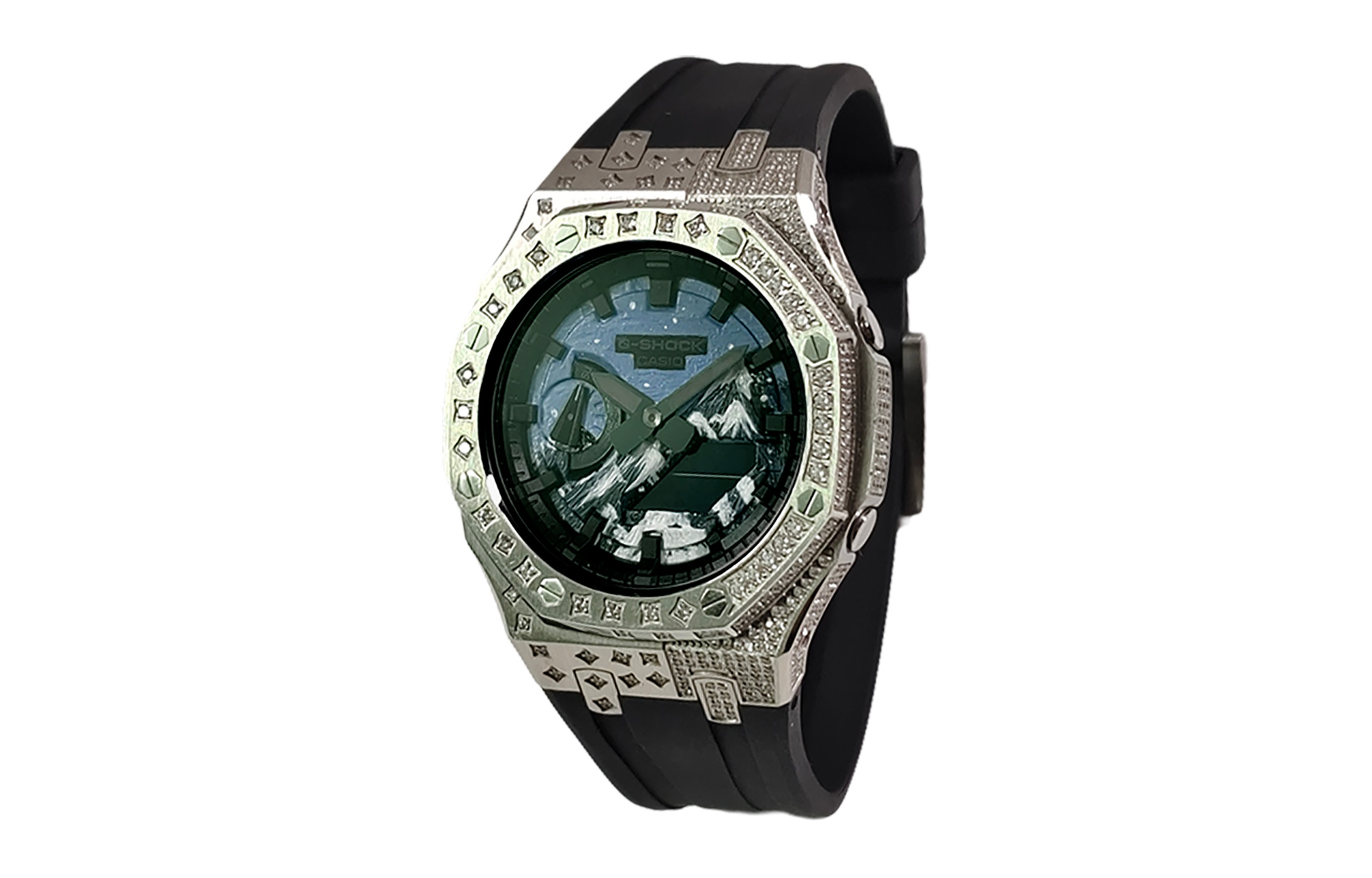 Часы Casio G-Shock Analog-Digital 2100 Series, арт. GA-2100-1A1, черный/серебристый со стразами/мультиколор
Часы Casio G-Shock Analog-Digital 2100 Series, арт. GA-2100-1A1, черный/серебристый со стразами/мультиколор