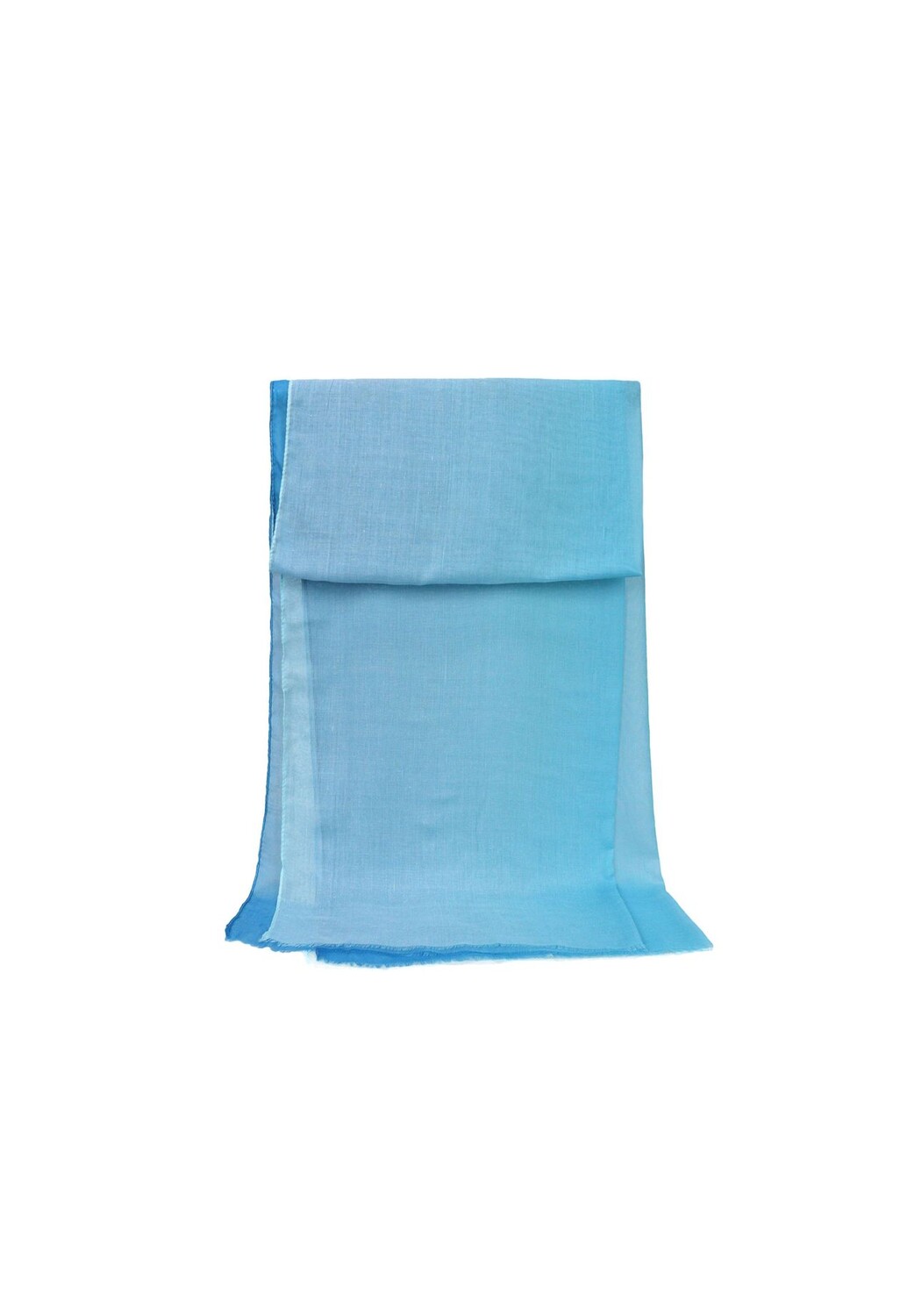 Двухцветный шарф ZEBRO, светло-голубой 
Двухцветный шарф ZEBRO, светло-голубой