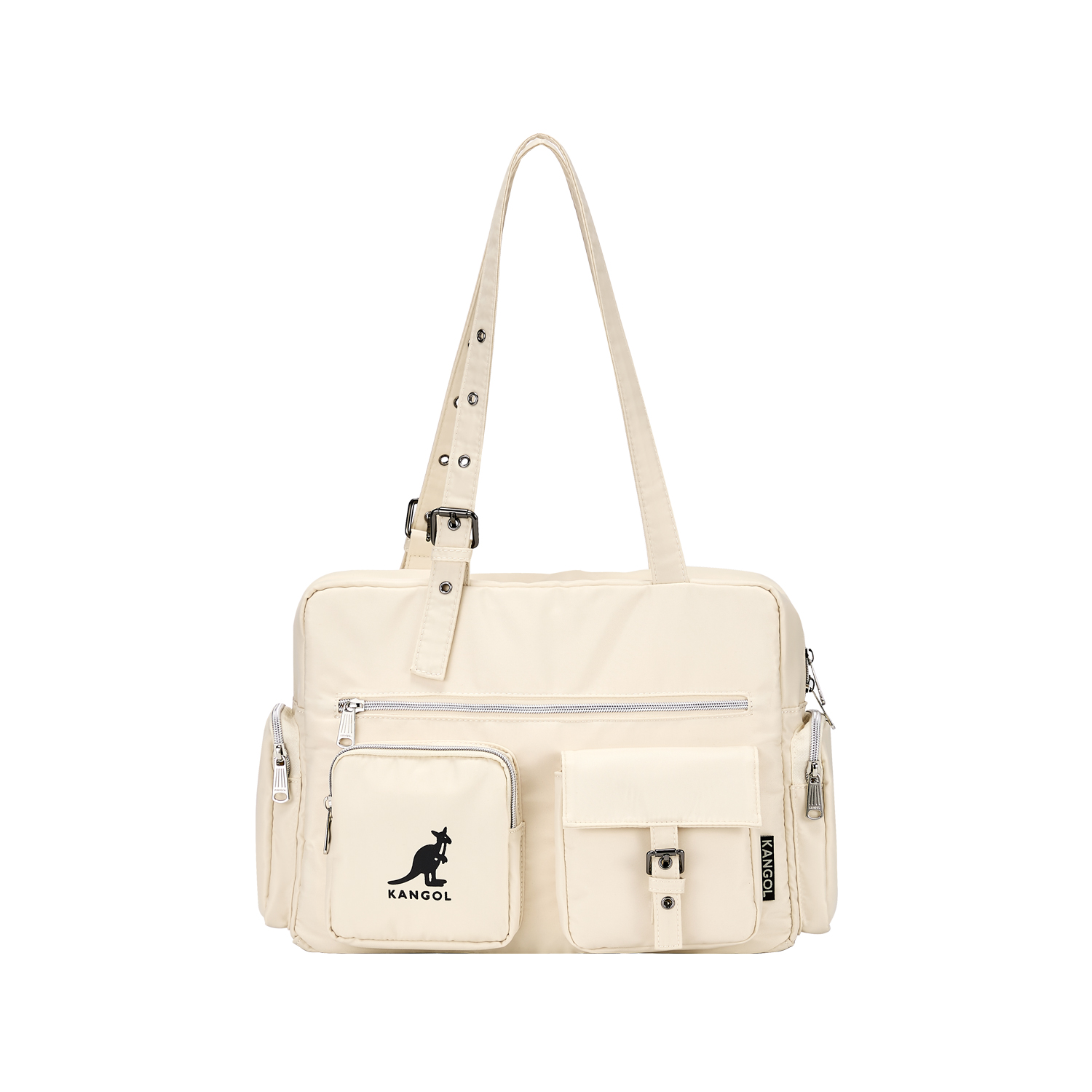 KANGOL Тканевая бостонская сумка через плечо среднего размера унисекс разноцветная, Ivory White
KANGOL Тканевая бостонская сумка через плечо среднего размера унисекс разноцветная, Ivory White