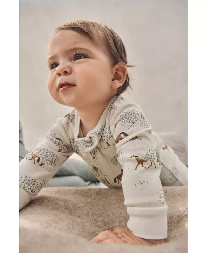 Детские хлопковые пижамы Sleep & Play Wild Horses на ножках Carter'S, слоновая кость/кремовый
Детские хлопковые пижамы Sleep & Play Wild Horses на ножках Carter'S, слоновая кость/кремовый