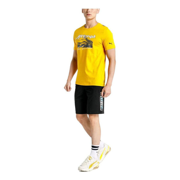Футболка x attempt crossover casual short sleeve couple style gold color Puma, золотой
Футболка x attempt crossover casual short sleeve couple style gold color Puma, золотой