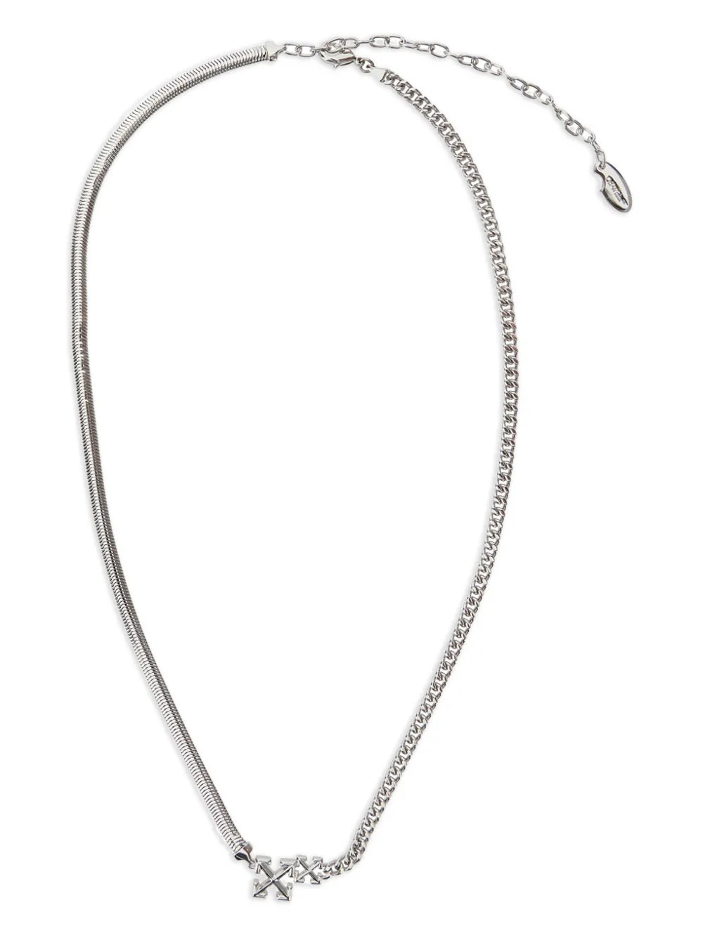 Колье с логотипом Arrow Off-White, серебристый
Колье с логотипом Arrow Off-White, серебристый