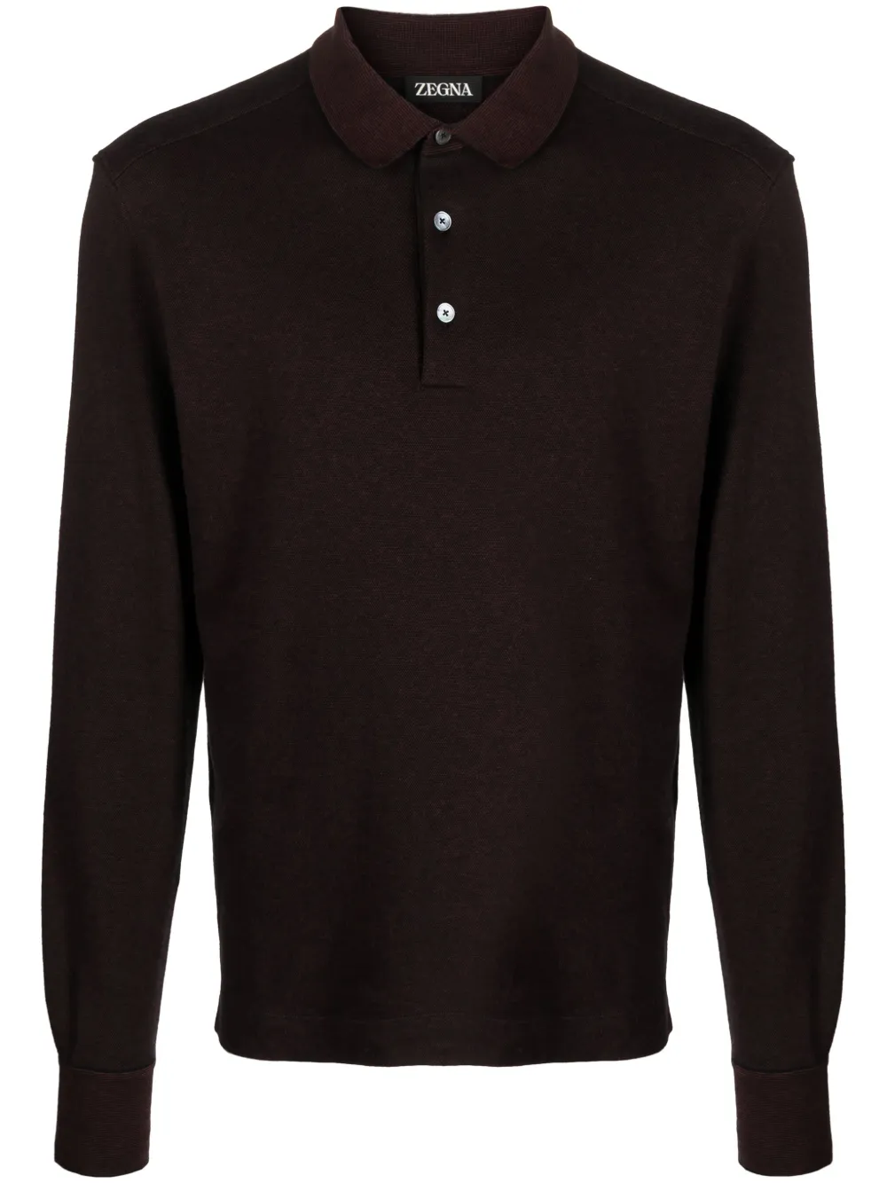 Рубашка поло с длинными рукавами Zegna, красный
Рубашка поло с длинными рукавами Zegna, красный