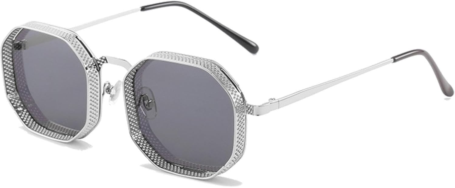 Ретро металлические стимпанк полигональные полые солнцезащитные очки для женщин, модные зеркальные градиентные очки с защитой от УФ-излучения для мужчин, панк солнцезащитные очки TVTBBVV, 9
Ретро металлические стимпанк полигональные полые солнцезащитные очки для женщин, модные зеркальные градиентные очки с защитой от УФ-излучения для мужчин, панк солнцезащитные очки TVTBBVV, 9