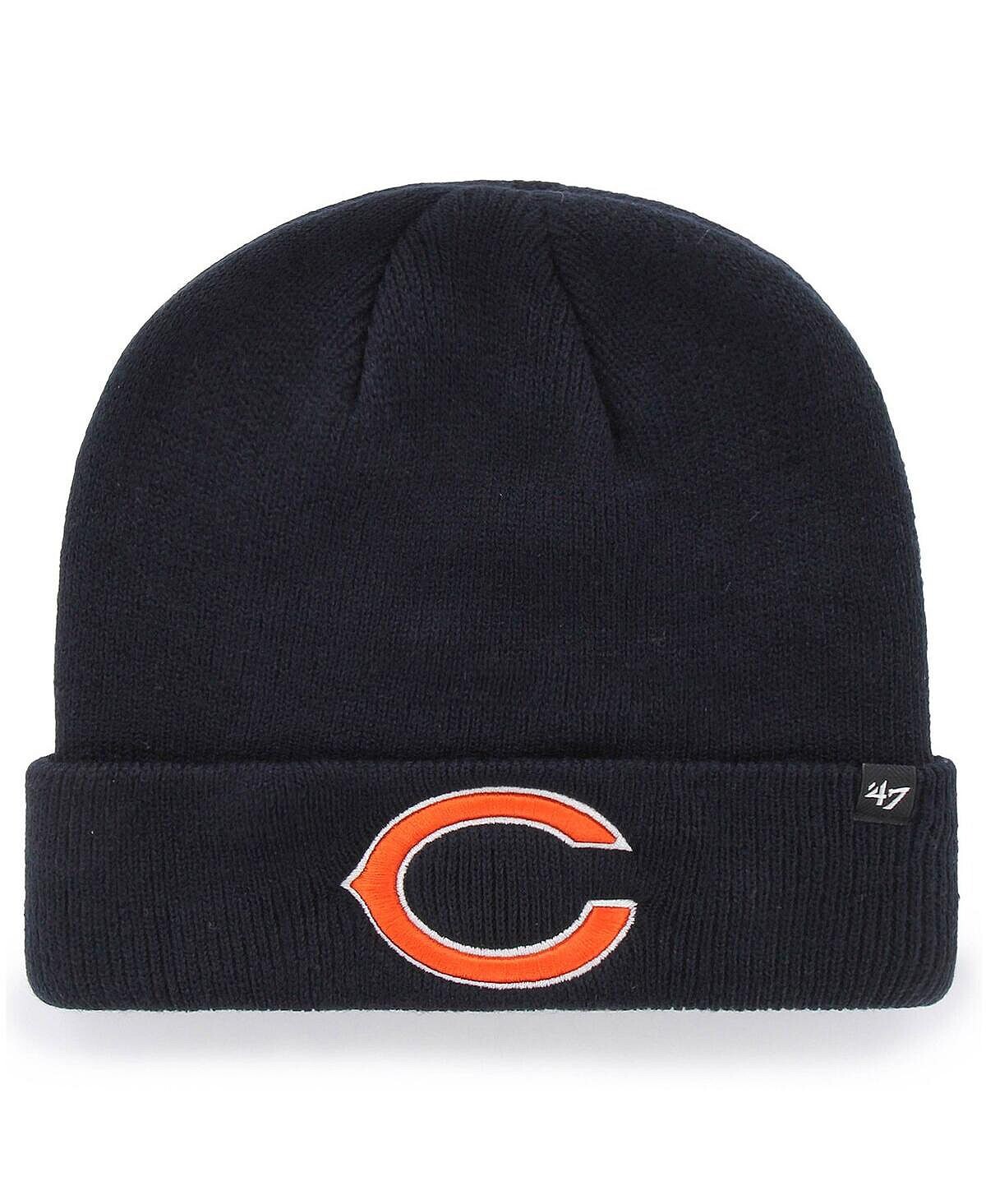 Мужская темно-синяя вязаная шапка с манжетами '47 Chicago Bears Primary Basic '47 Brand
Мужская темно-синяя вязаная шапка с манжетами '47 Chicago Bears Primary Basic '47 Brand