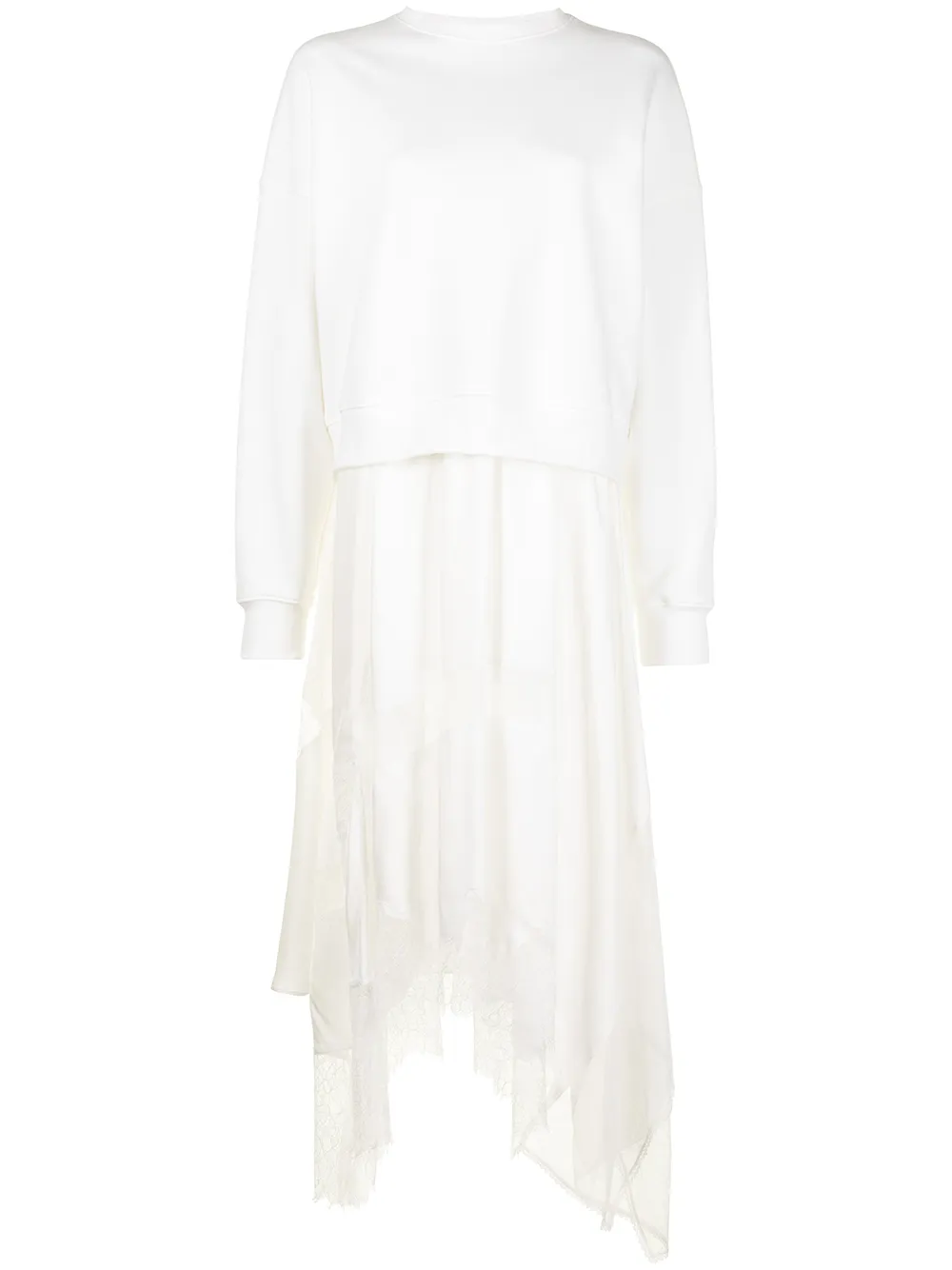 Платье с кружевными вставками Goen.J, белый
Платье с кружевными вставками Goen.J, белый