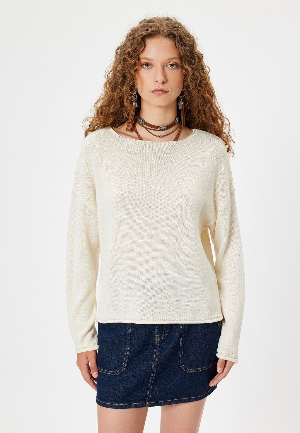 Джемпер BOAT NECK Koton, белый
Джемпер BOAT NECK Koton, белый