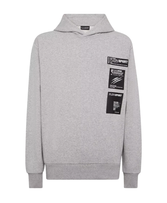 Худи с эмблемой бренда Plein Sport, серый
Худи с эмблемой бренда Plein Sport, серый