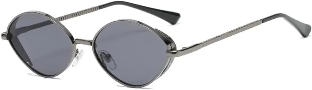 Овальные солнцезащитные очки для женщин с бриллиантовой нитью на дужках, винтажная металлическая оправа, защита от УФ-излучения UV400 TVTBBVV, S21032-c03-full Gray
Овальные солнцезащитные очки для женщин с бриллиантовой нитью на дужках, винтажная металлическая оправа, защита от УФ-излучения UV400 TVTBBVV, S21032-c03-full Gray