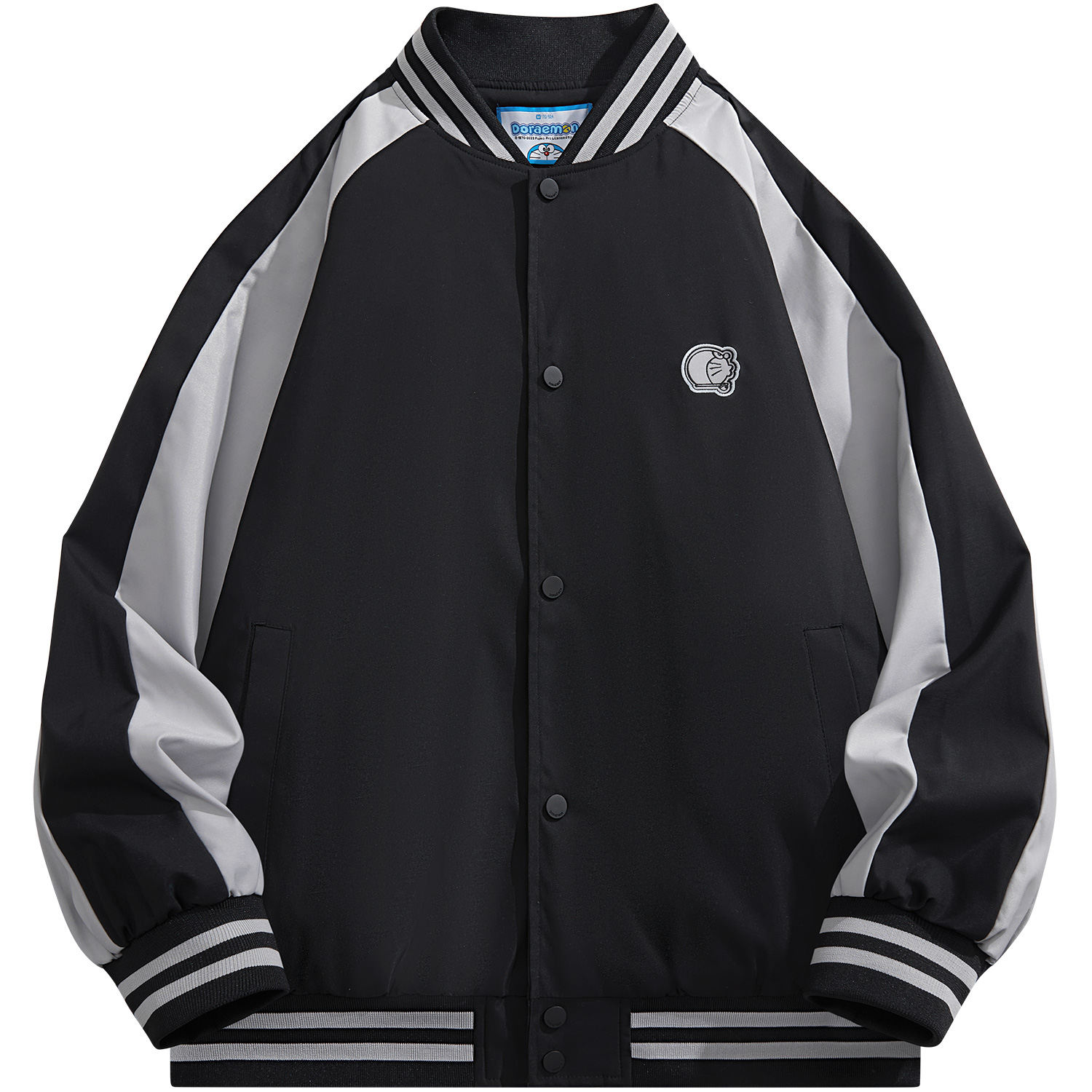 Doraemon Бейсбольная куртка унисекс, Black (Regular)
Doraemon Бейсбольная куртка унисекс, Black (Regular)