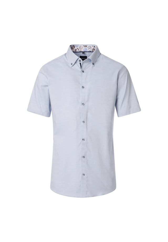 Рубашка делового покроя с коротким рукавом однотонная современный крой Venti, голубой
Рубашка делового покроя с коротким рукавом однотонная современный крой Venti, голубой