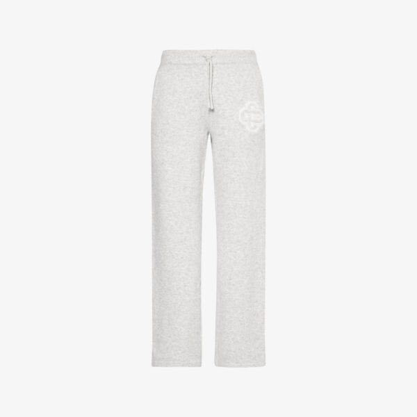 Спортивные брюки прямого кроя из эластичного трикотажа с эмблемой The Couture Club, серый
Спортивные брюки прямого кроя из эластичного трикотажа с эмблемой The Couture Club, серый