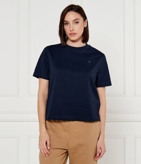 Футболка женская Tommy Hilfiger свободного кроя однотонная, синий
Футболка женская Tommy Hilfiger свободного кроя однотонная, синий
