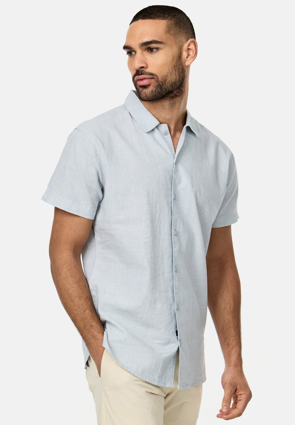 Рубашка Kurzarm Ingiulionus INDICODE JEANS, светло-синий
Рубашка Kurzarm Ingiulionus INDICODE JEANS, светло-синий