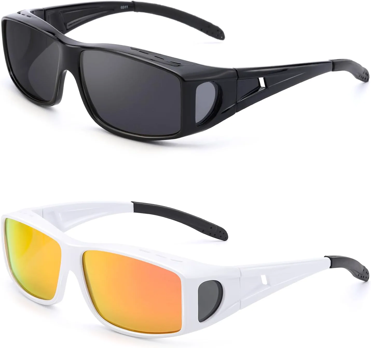 Солнцезащитные очки IGnaef Fit Over Glasses для мужчин и женщин, поляризованные, обтекаемой формы, с защитой от УФ-излучения, D (2 Pack) Black+white | Red
Солнцезащитные очки IGnaef Fit Over Glasses для мужчин и женщин, поляризованные, обтекаемой формы, с защитой от УФ-излучения, D (2 Pack) Black+white | Red