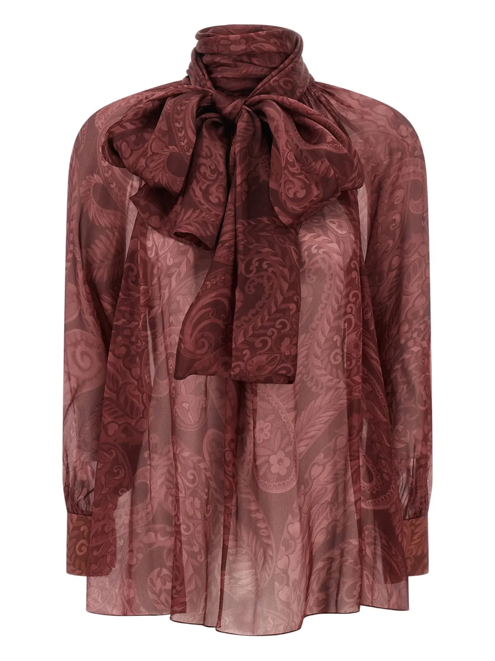 Блузка с бантом и принтом пейсли ETRO, красный
Блузка с бантом и принтом пейсли ETRO, красный