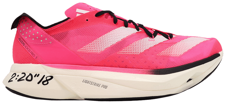 Кроссовки adidas Adizero Adios Pro 3 'Lucid Pink', розовый
Кроссовки adidas Adizero Adios Pro 3 'Lucid Pink', розовый
