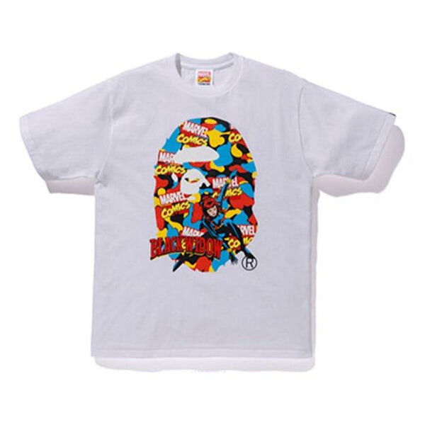 Футболка BAPE Marvel Crossover Black Printing Short Sleeve t Unisex White, белый
Футболка BAPE Marvel Crossover Black Printing Short Sleeve t Unisex White, белый