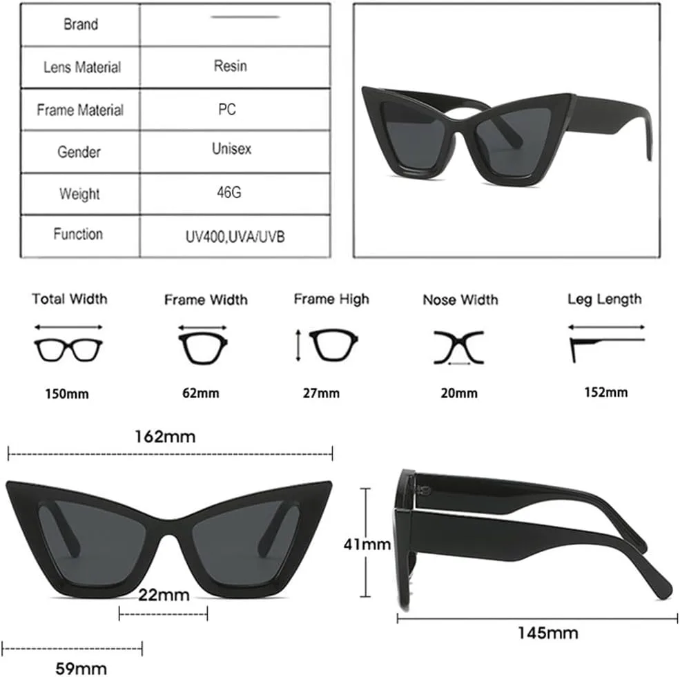 Модные солнцезащитные очки большого размера «кошачий глаз» для женщин, винтажные градиентные очки с защитой от УФ-излучения UV400 для мужчин TKKTLLT, Leopard Tea
Модные солнцезащитные очки большого размера «кошачий глаз» для женщин, винтажные градиентные очки с защитой от УФ-излучения UV400 для мужчин TKKTLLT, Leopard Tea