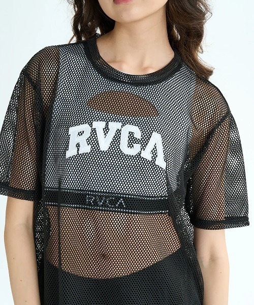 Женская футболка с коротким рукавом, сетчатая, с логотипом RVCA, черный
Женская футболка с коротким рукавом, сетчатая, с логотипом RVCA, черный