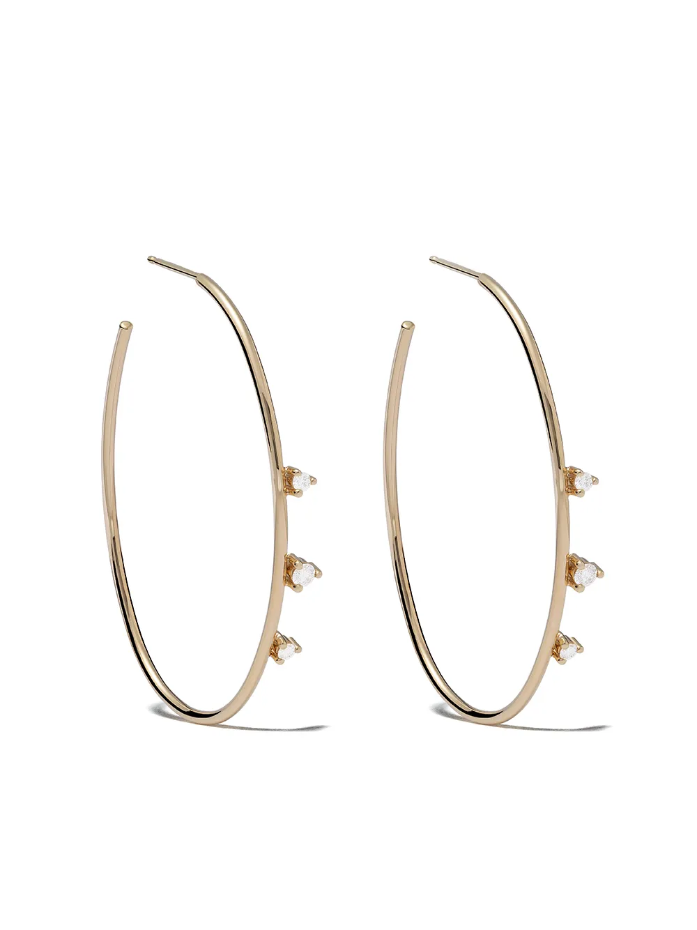 Золотые серьги-кольца с бриллиантами Mizuki, золотой
Золотые серьги-кольца с бриллиантами Mizuki, золотой