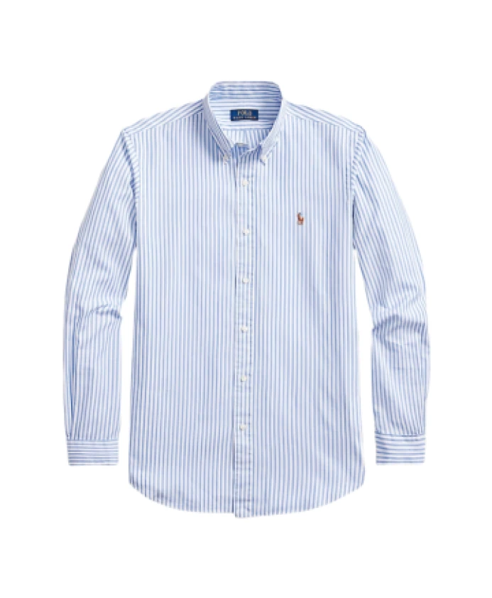 Рубашка-Оксфорд в полоску, сшитая на заказ. Ralph Lauren, синий
Рубашка-Оксфорд в полоску, сшитая на заказ. Ralph Lauren, синий