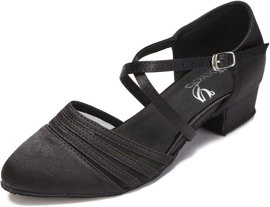 Женские бальные танцевальные туфли для начинающих, сальса, латина, закрытый носок, каблук 4 см, S13 Hxyoo, черный
Женские бальные танцевальные туфли для начинающих, сальса, латина, закрытый носок, каблук 4 см, S13 Hxyoo, черный