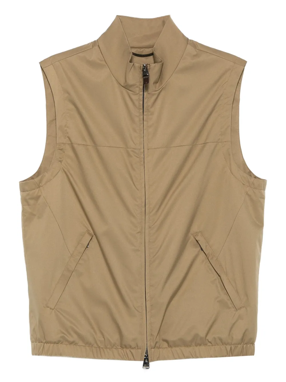 Жилет на молнии Canali, зеленый
Жилет на молнии Canali, зеленый