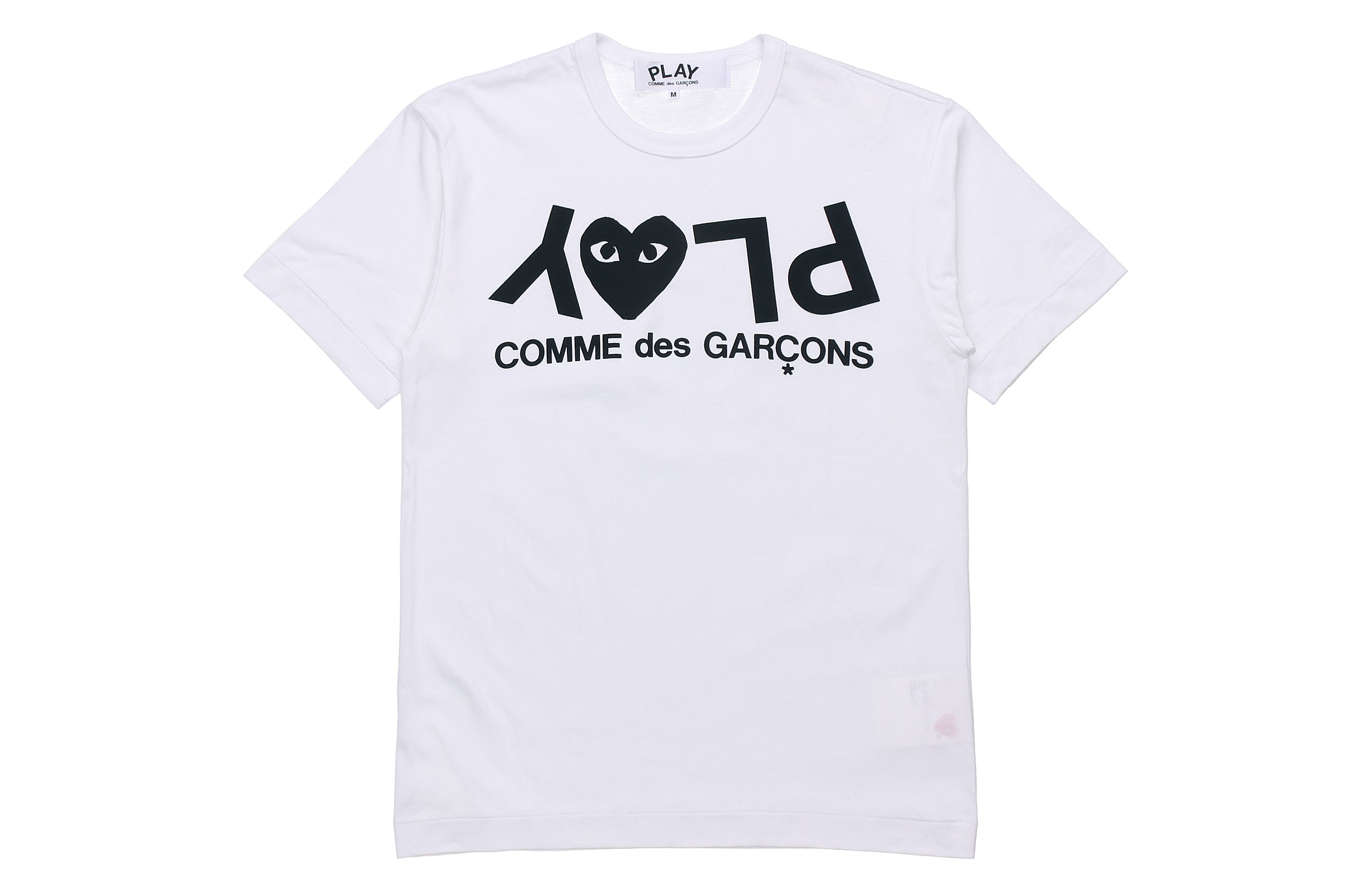 Comme Des Garcons Play Футболка с инвертированным текстом CDG Play
Comme Des Garcons Play Футболка с инвертированным текстом CDG Play