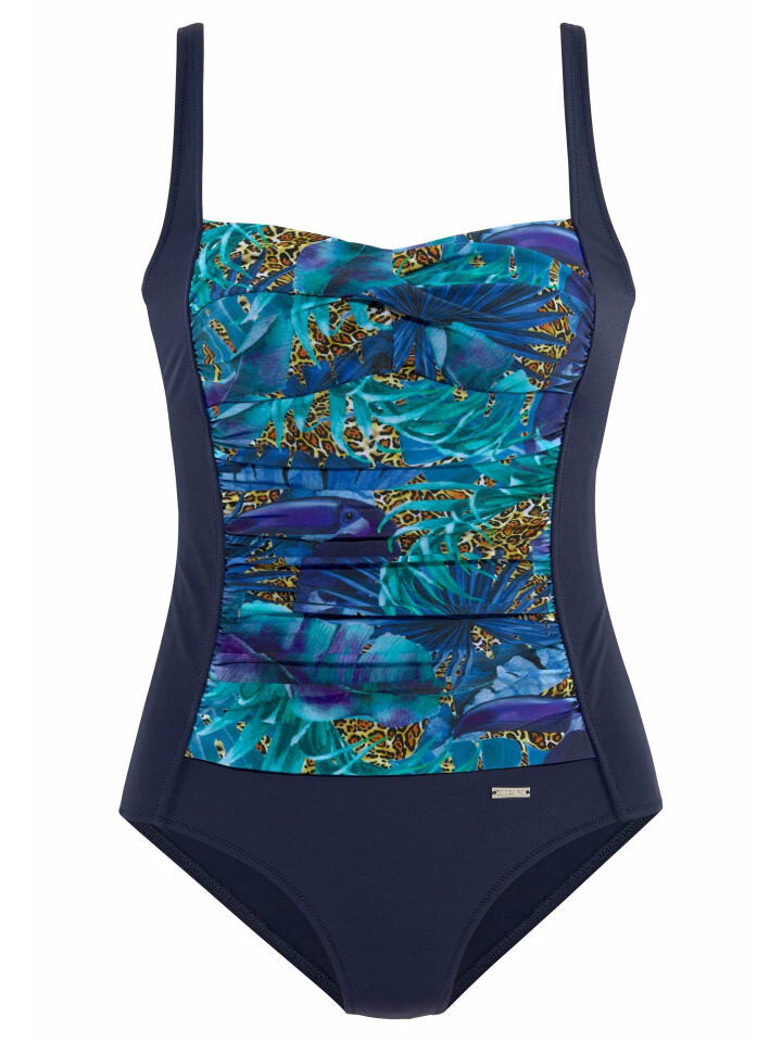 Купальник LASCANA, цвет blau/bedruckt 
Купальник LASCANA, цвет blau/bedruckt