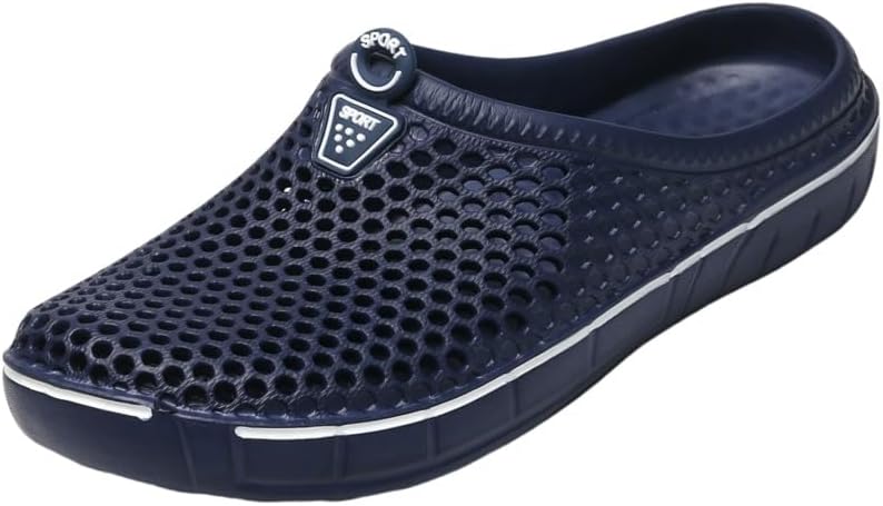 Легкие мужские сандалии - дышащая сетчатая конструкция, комфортные садовые туфли с самоклеящейся подошвой EVA, мягкая подошва, подходят для пляжа и повседневной носки Hoalox, темно-синий
Легкие мужские сандалии - дышащая сетчатая конструкция, комфортные садовые туфли с самоклеящейся подошвой EVA, мягкая подошва, подходят для пляжа и повседневной носки Hoalox, темно-синий