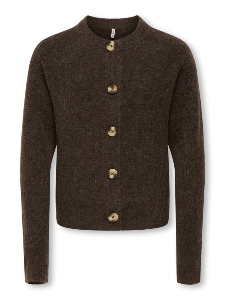 KIDS ONLY Кардиган KOGCAMILLA с круглым вырезом и длинными рукавами, цвет черный кофе
KIDS ONLY Кардиган KOGCAMILLA с круглым вырезом и длинными рукавами, цвет черный кофе