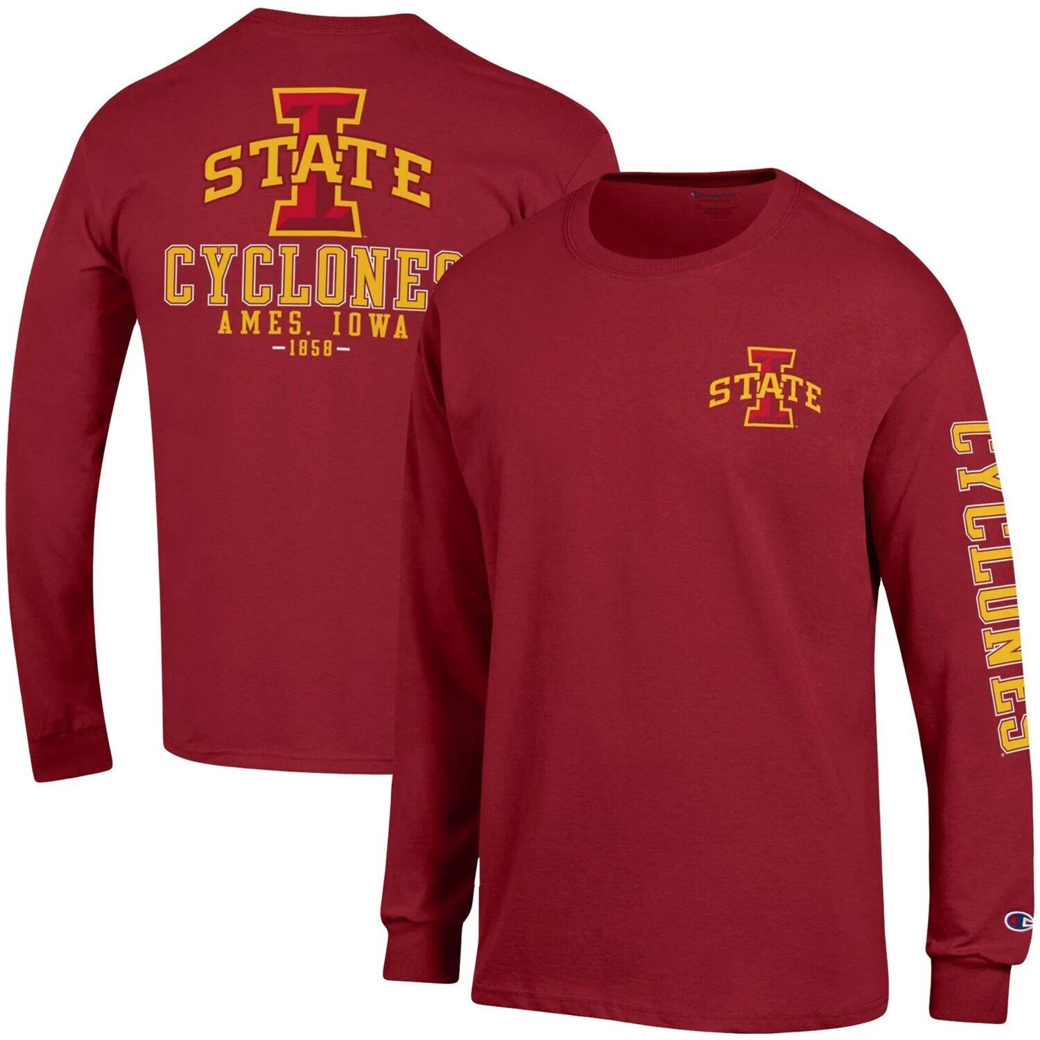 Мужская футболка с длинными рукавами Cardinal Iowa State Cyclones Team Stack Champion
Мужская футболка с длинными рукавами Cardinal Iowa State Cyclones Team Stack Champion