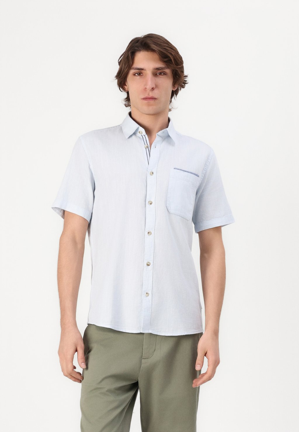 Рубашка STRUCTURED TOM TAILOR, светло-голубой
Рубашка STRUCTURED TOM TAILOR, светло-голубой