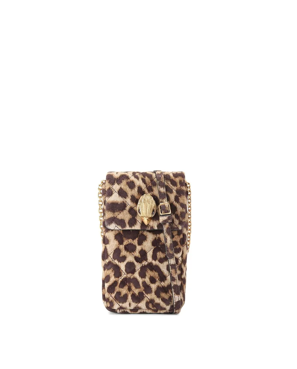 Женская сумка для телефона с клапаном на застежке и длинным шнуром Kurt Geiger, коричневый
Женская сумка для телефона с клапаном на застежке и длинным шнуром Kurt Geiger, коричневый