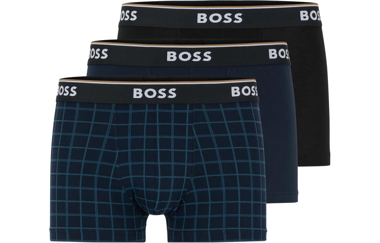 Тройной набор эластичных хлопковых трусов с логотипом на поясе HUGO BOSS, мультиколор
Тройной набор эластичных хлопковых трусов с логотипом на поясе HUGO BOSS, мультиколор