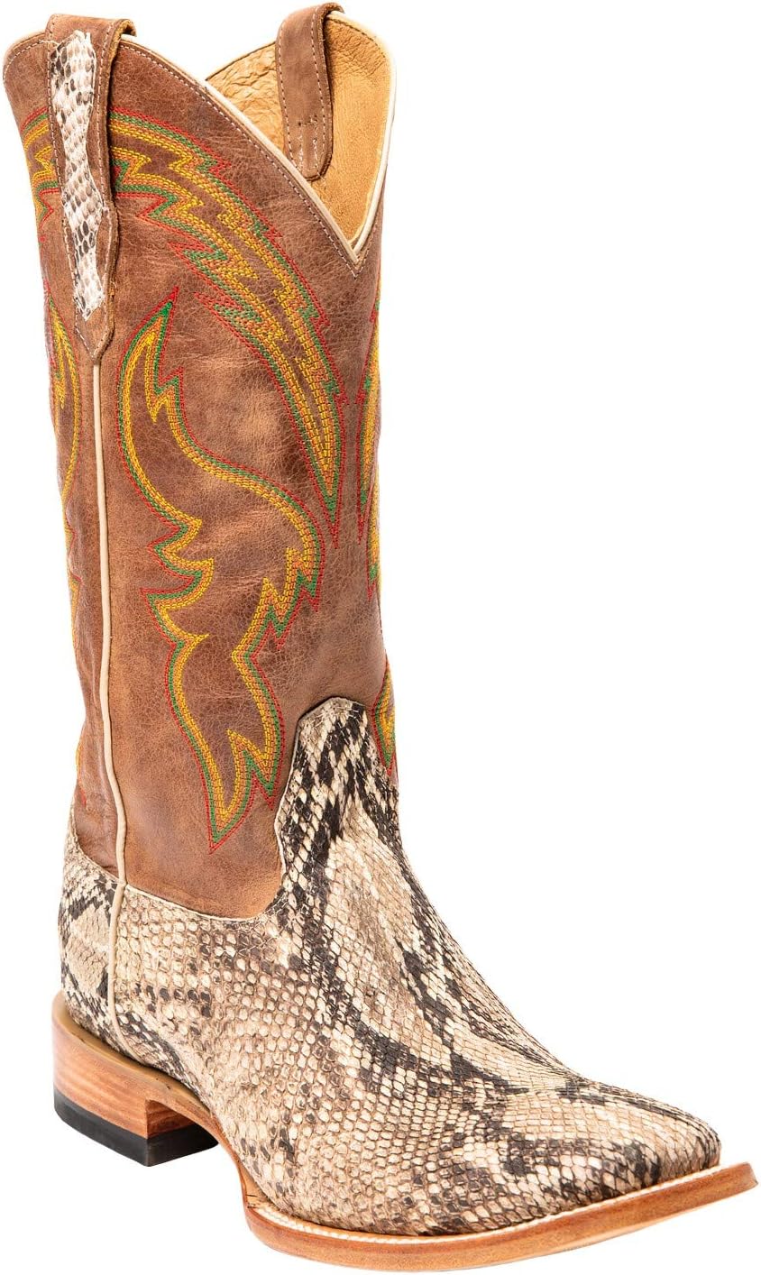 Мужские вестерн-сапоги Cody James из экзотической питоновой кожи с широким квадратным носком - Bb28, коричневый
Мужские вестерн-сапоги Cody James из экзотической питоновой кожи с широким квадратным носком - Bb28, коричневый