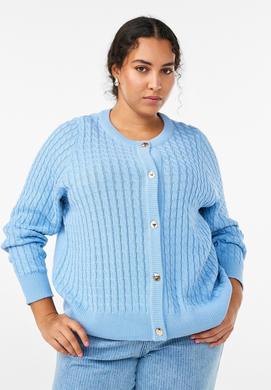 Кардиган Zizzi Cardigan, Placid Blue/Light Blue
Кардиган Zizzi Cardigan, Placid Blue/Light Blue