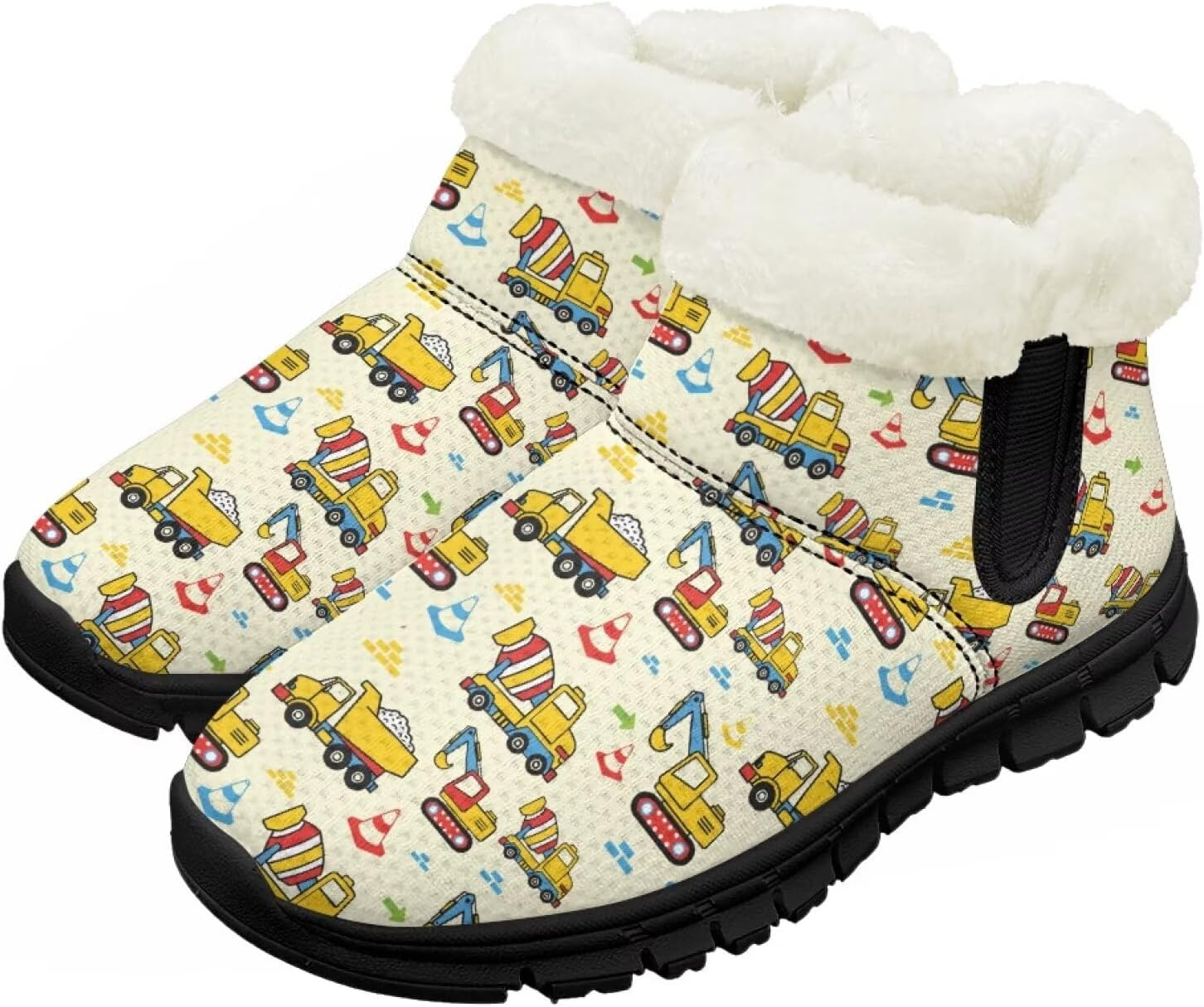 Детские зимние ботинки Chririnla для девочек и мальчиков, нескользящие, с меховой подкладкой, теплые, для улицы, легкие в надевании и снятии, Construction Vehicle Print
Детские зимние ботинки Chririnla для девочек и мальчиков, нескользящие, с меховой подкладкой, теплые, для улицы, легкие в надевании и снятии, Construction Vehicle Print