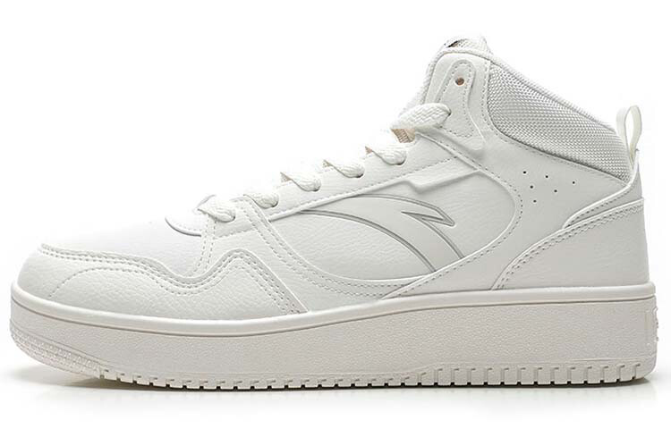 Кроссовки ANTA Life Collection Skateboarding Shoes Men High-top Ivory White, белый 
Кроссовки ANTA Life Collection Skateboarding Shoes Men High-top Ivory White, белый