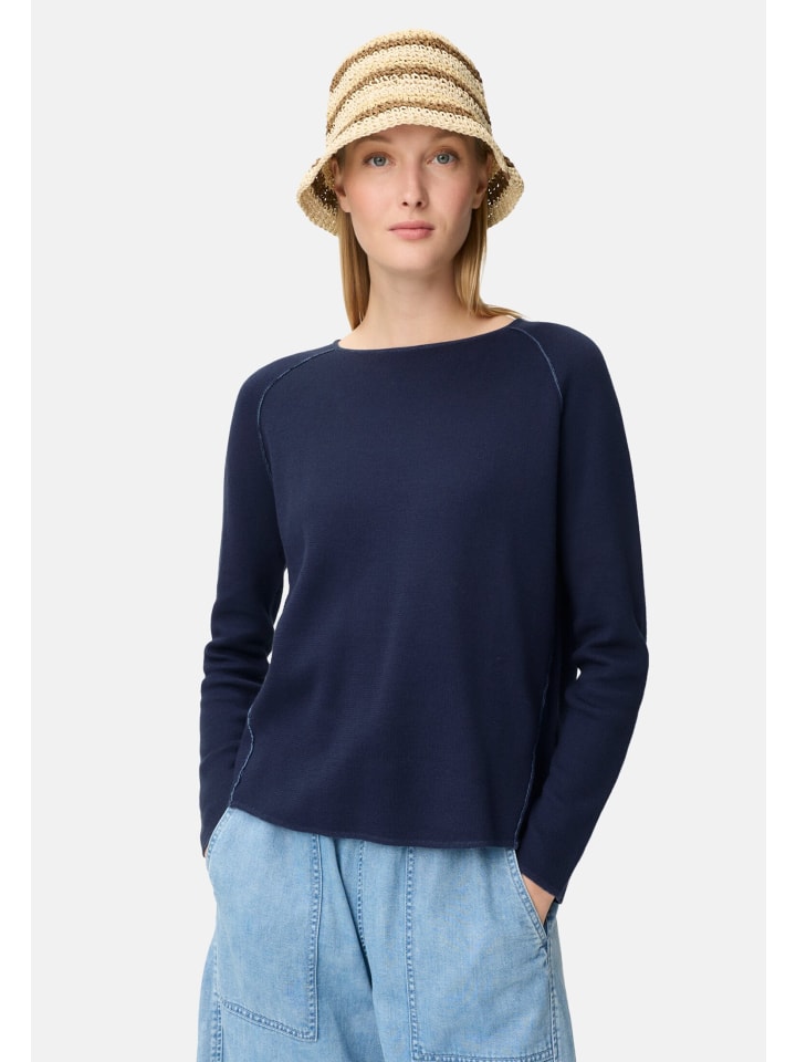 Camel Active Темно-синий вязаный свитер с круглым вырезом
Camel Active Темно-синий вязаный свитер с круглым вырезом