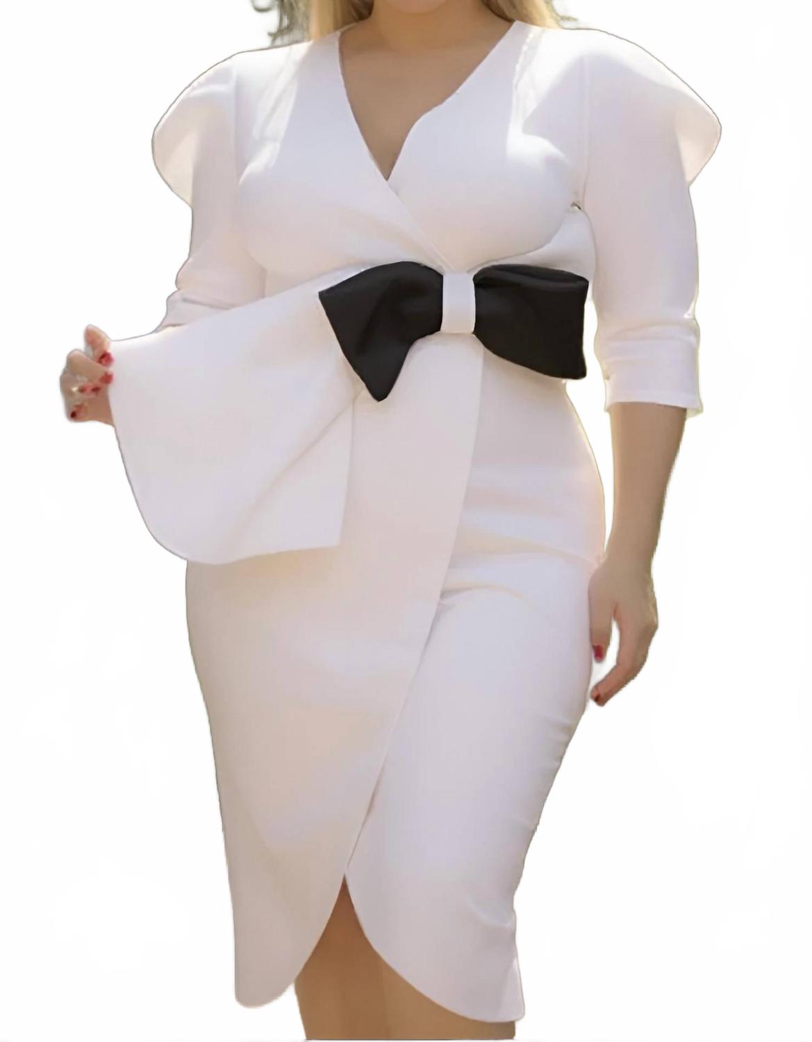 Платье миди Lisaraye - Plus в белом черном цвете Viva Curvy, белый/черный
Платье миди Lisaraye - Plus в белом черном цвете Viva Curvy, белый/черный