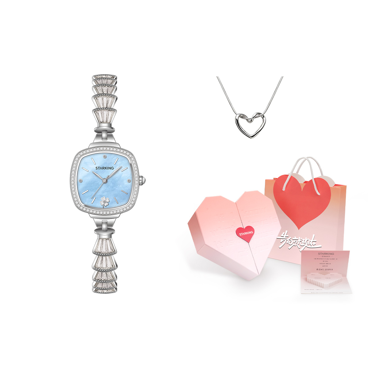 STARKING Часы Quartz Movement Stainless Steel Watchband Watch Women's Watch Mother of Pearl Color Watch Dial
STARKING Часы Quartz Movement Stainless Steel Watchband Watch Women's Watch Mother of Pearl Color Watch Dial