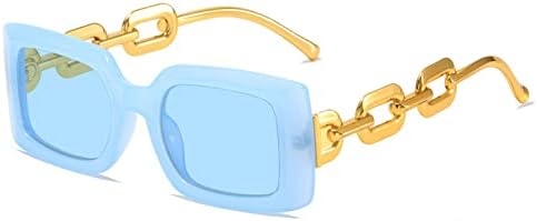 Прямоугольные солнцезащитные очки-гелевые очка для женщин в стиле ретро с цепочкой на дужках, солнцезащитные очки UV400 для мужчин с прозрачными линзами Ocean MTZJH, Blue Blue
Прямоугольные солнцезащитные очки-гелевые очка для женщин в стиле ретро с цепочкой на дужках, солнцезащитные очки UV400 для мужчин с прозрачными линзами Ocean MTZJH, Blue Blue