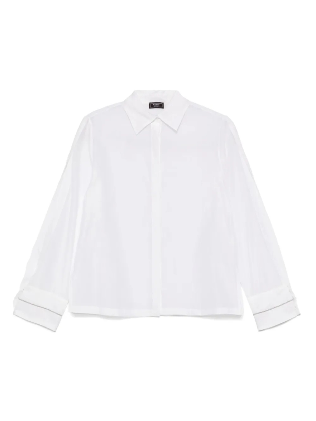 Рубашка с отделкой бисером Peserico, белый
Рубашка с отделкой бисером Peserico, белый