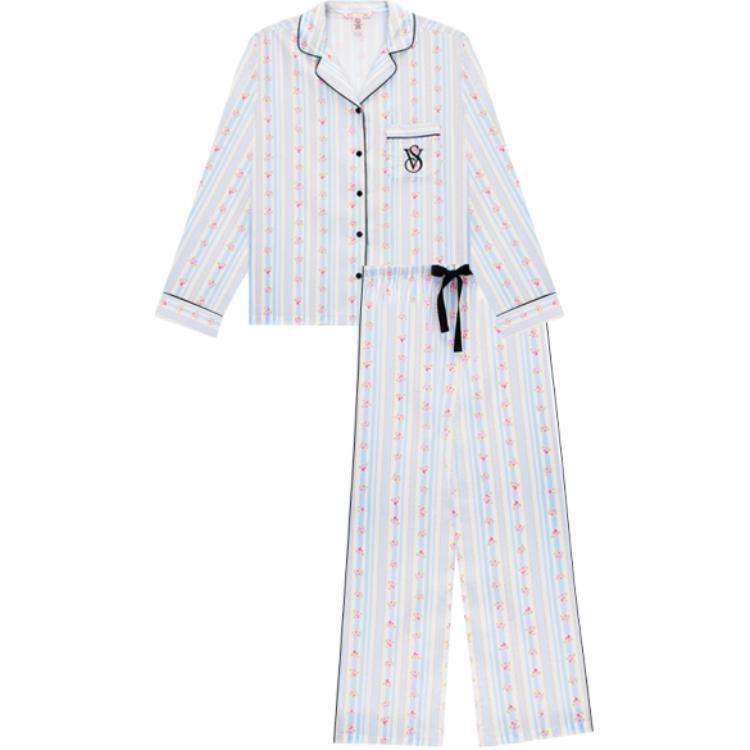 Victoria's Secret Пижамный комплект плотная текстура легкий драпированный женский light blue floral
Victoria's Secret Пижамный комплект плотная текстура легкий драпированный женский light blue floral