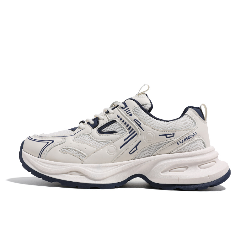 HUANQIU Дышащие и легкие массивные кроссовки мужские бело-серые бело-голубые, цвет White Blue
HUANQIU Дышащие и легкие массивные кроссовки мужские бело-серые бело-голубые, цвет White Blue