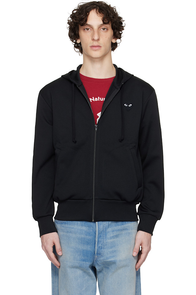 Большое сердце худи на молнии Comme Des Garçons Play, черный
Большое сердце худи на молнии Comme Des Garçons Play, черный